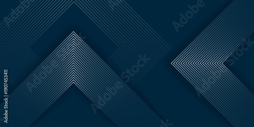 Dark green abstract background with modern glowing white square lines design. Background concept with embossed overlapping lines combination. VOL. 4