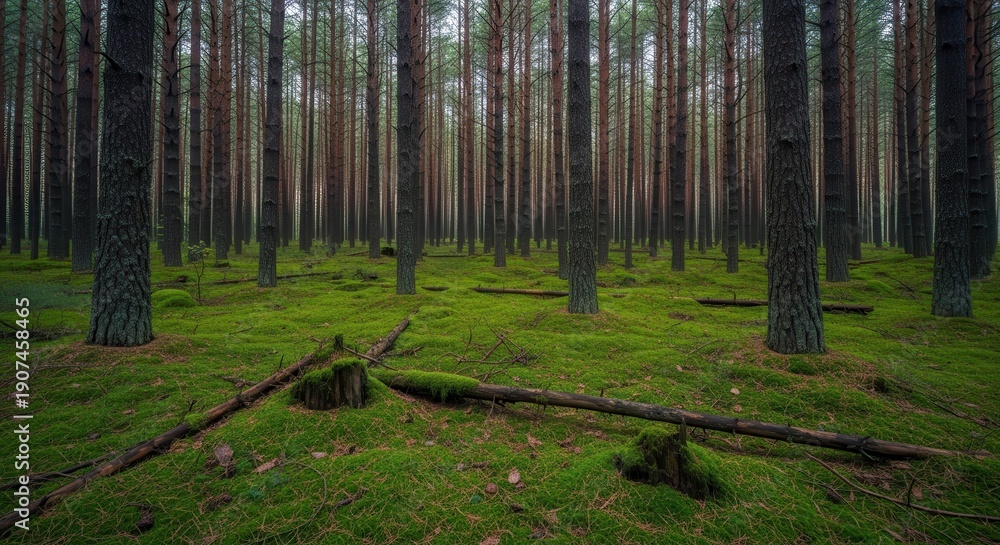 Obraz premium Serene Forest Landscape