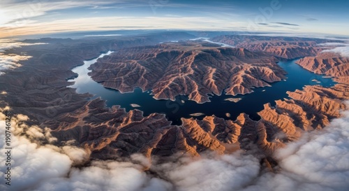 Aerial View of Lake Mead