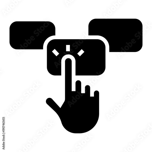 interaction Solid icon