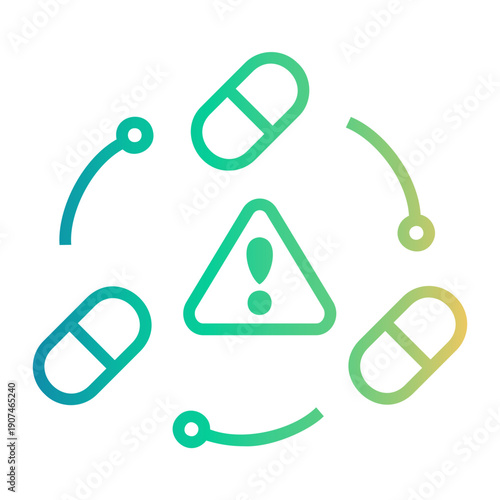 interaction Line Gradient Icon