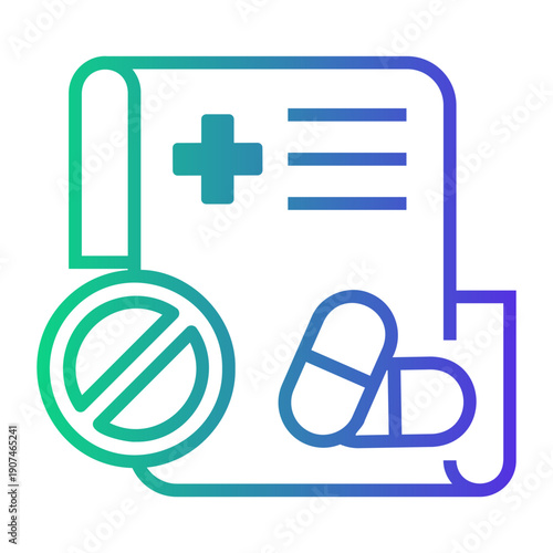 interaction Line Gradient Icon