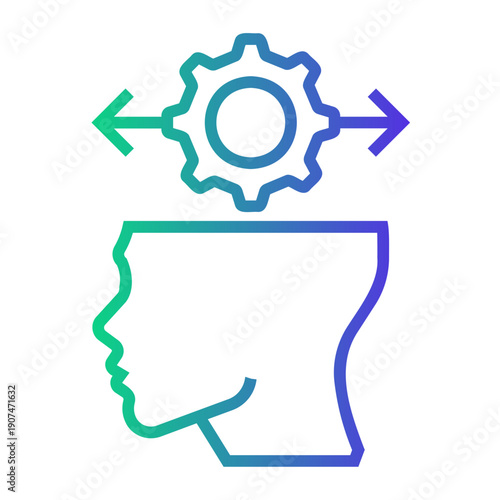 response Line Gradient Icon