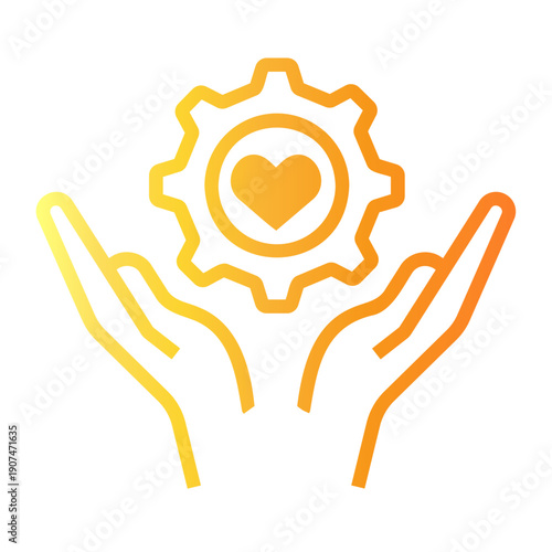 response Line Gradient Icon