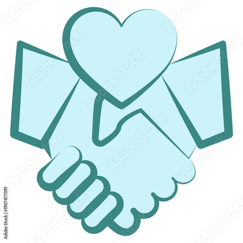 Forgive Dual Tone Icon Mini Illustration, Use For Modern Concept, Print, Ui, Ux Kit, Web And App Development. Vector Related To Ramadan, Eid Al-Fitr, Eid Al-Adha And More