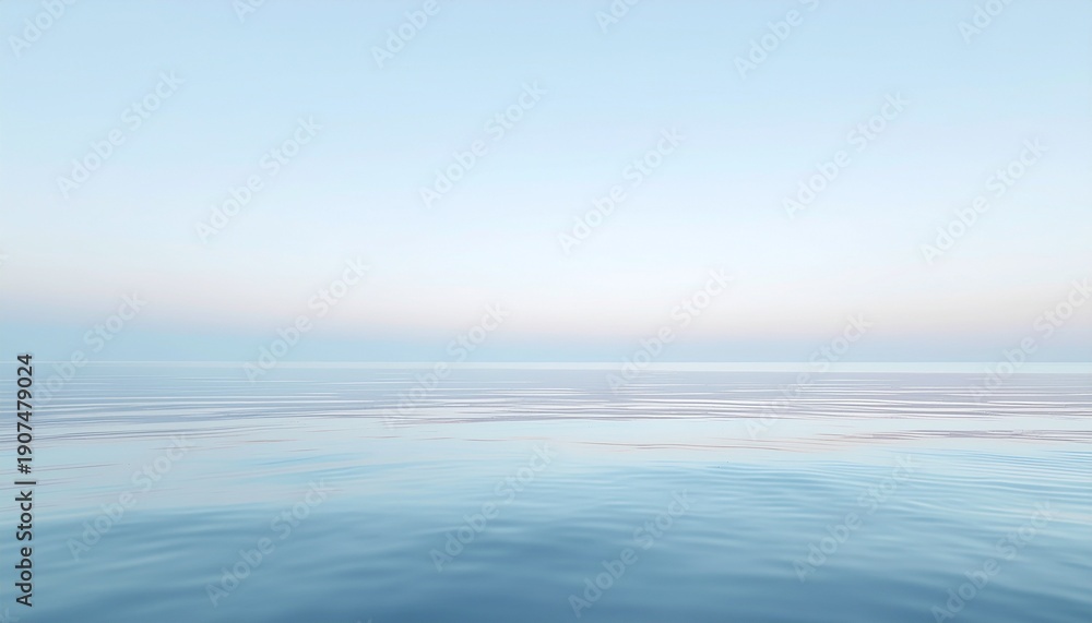 Obraz premium Muted Blue Calm Abstract Gradient Background