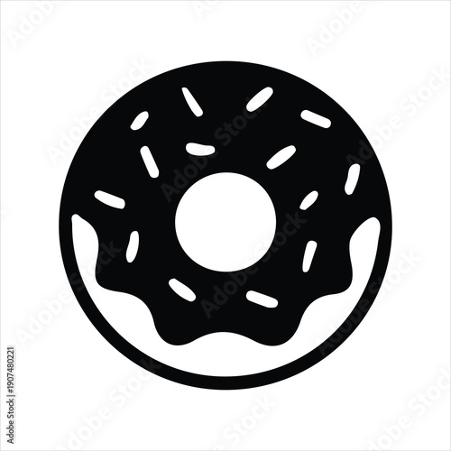 Silhouette vector. Vector illustration of a plate of fried eggs, yin yang sign, yin yang symbol.
