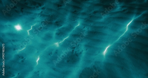 Bild auf Leinwand Sea under water texture