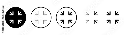 Fullscreen Icon vector. Expand to full screen sign and symbol. Arrows symbol