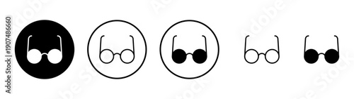 Glasses icon vector. Glasses sign and symbol