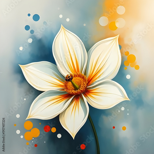 abstract, flower, floral, oilpaint, digital, art, artwork, painting, modern, contemporary, creative, artistic, texture, brushstroke, strokes, canvas, color, colorful, vibrant, expressive, aesthetic, e