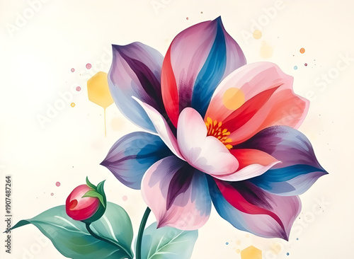 abstract, floral, flower, oilpaint, digital, painting, art, artwork, creative, artistic, texture, brushstroke, strokes, canvas, color, colorful, vibrant, expressive, aesthetic, beauty, decorative, ele