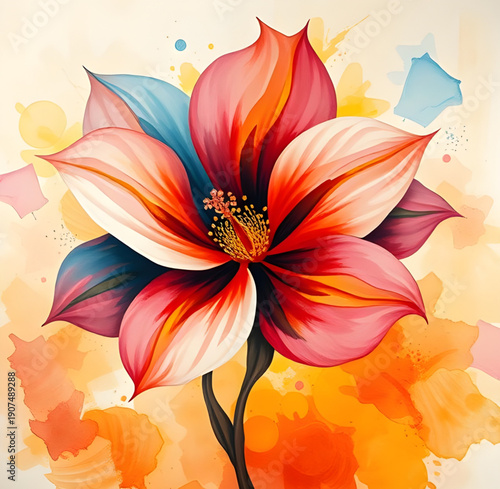 abstract, floral, flower, oilpaint, digital, painting, art, artwork, modern, creative, artistic, texture, brushstroke, strokes, canvas, colorful, vibrant, vivid, expressive, aesthetic, beauty, elegant