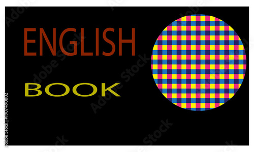 English-Book-Cover-Design-with-Colorful-Geometric-Pattern-on-Black-Background