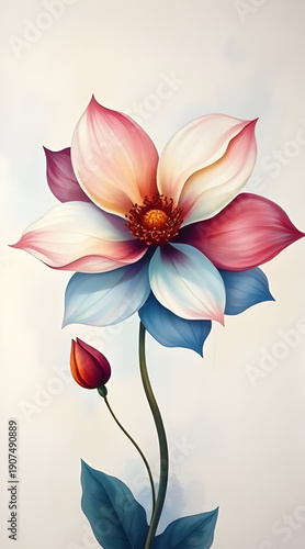 abstract, flower, floral, oilpaint, digital, art, artwork, painting, modern, contemporary, creative, artistic, texture, brushstroke, strokes, canvas, color, colorful, vibrant, expressive, aesthetic, e