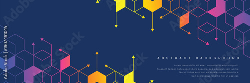 Graphic design element and abstract geometric background.	