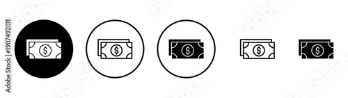 Money icon vector. Money sign and symbol