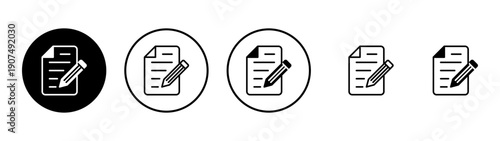 Note icon vector. notepad sign and symbol