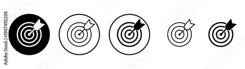 Target icon vector. goal icon vector. target marketing sign and symbol