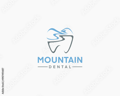 Dental River Mountain Logo