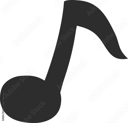 treble clef on black