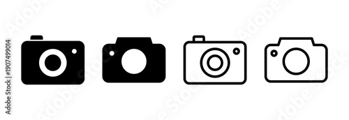 Camera icon vector illustration. photo camera sign and symbol. photography icon.