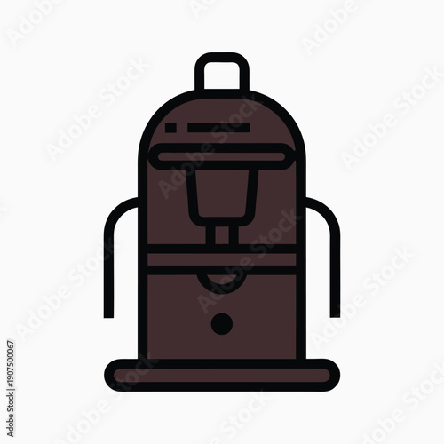 coffee maker isolated on white