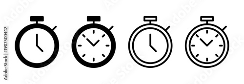 stopwatch icon vector illustration. Timer sign and symbol. Countdown icon. Period of time