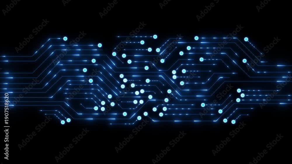 custom made wallpaper toronto digitalDigital Patterns Exploring the Dynamic World of Technology Through Glowing Circuits and Digital Patterns in a High-Tech Environment Animation of neon glowing background. Internet 4k animation.