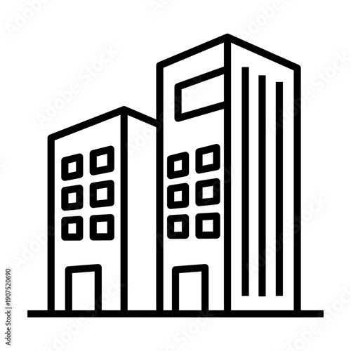 apartment Line Icon