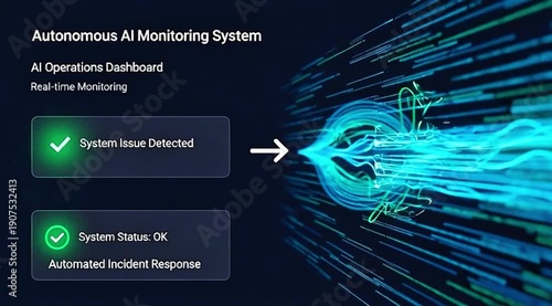 Autonomous AI Monitoring System Status.
