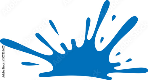 Vector illustrasion of ink splash like water drop.