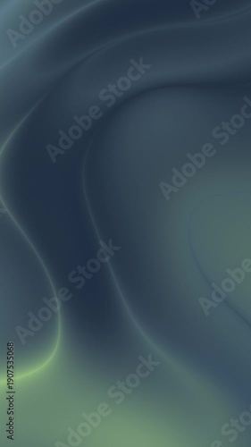 Serene abstract vertical video with smooth flowing blue and green gradient waves. Seamless loop built for mobile reels, stories, branding visuals, digital advertising, and modern marketing design.