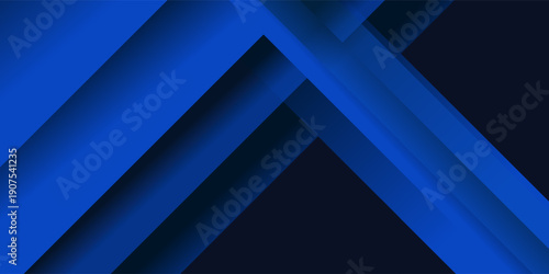 Blue black abstract background geometry shine and layer element vector for presentation design. Suit for business, corporate, institution, party, festive, seminar, and talks