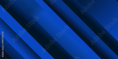 Blue black abstract background geometry shine and layer element vector for presentation design. Suit for business, corporate, institution, party, festive, seminar, and talks