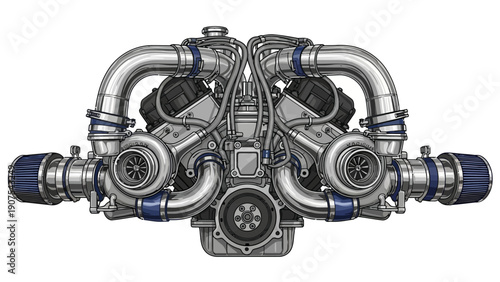 Industrial Metal Engine Component.