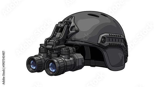 Night Vision Goggles Helmet.