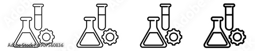 Biomedical Engineering  Icon Set Different Style Collection