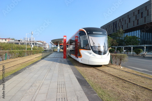 広州　路面電車の駅