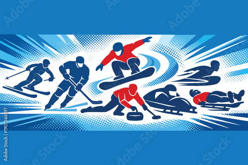 winter, sports, games, competition, championship, athletes, snow, ice, skiing, skating, snowboarding, curling, hockey, sledding, 