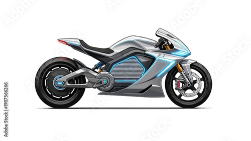 Electric Motorcycle Bike Design.