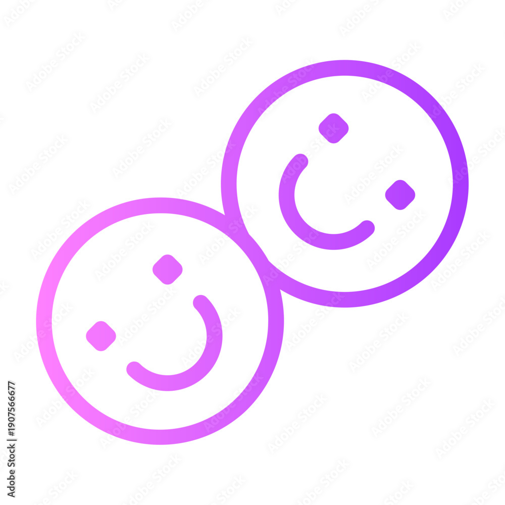 Obraz premium youth day gradient icon