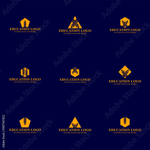 education design logo,icon,symbol,generic book logo,illustration,university,school,success,tech,study,student,linear,template,outline,company,marketing,brand,internet