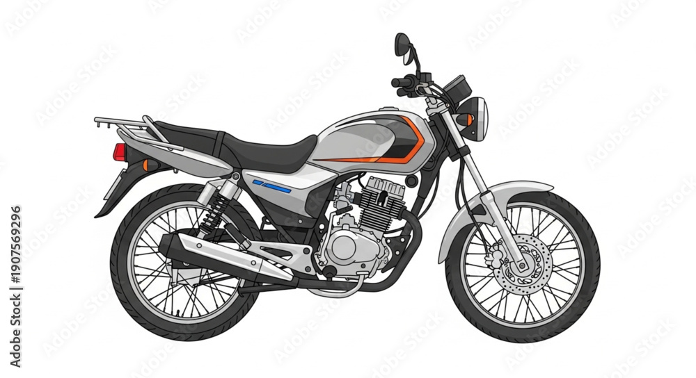 Fototapeta premium Modern Motorcycle Vehicle Transportation.