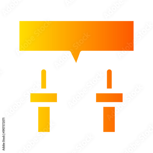 debate gradient icon