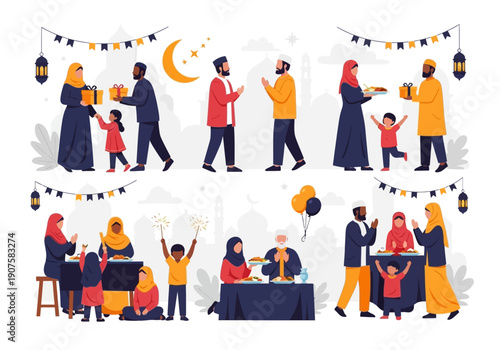 Celebrations and Gatherings of Family and Friends During Festive Occasions