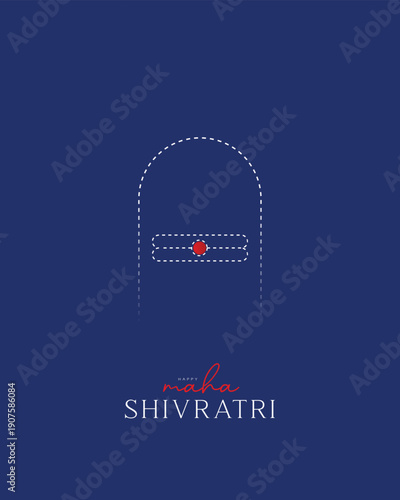 Maha Shivratri Festival Illustration Social Media Post