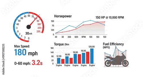Motorcycle Performance Data Dashboard.
