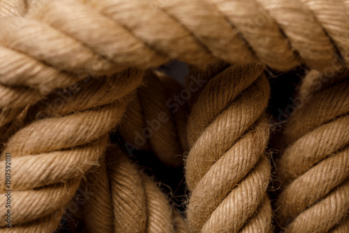 Macro shot of a natural rop...