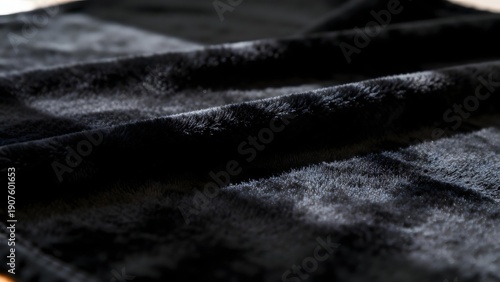 BlackFabricCloseUpTexture